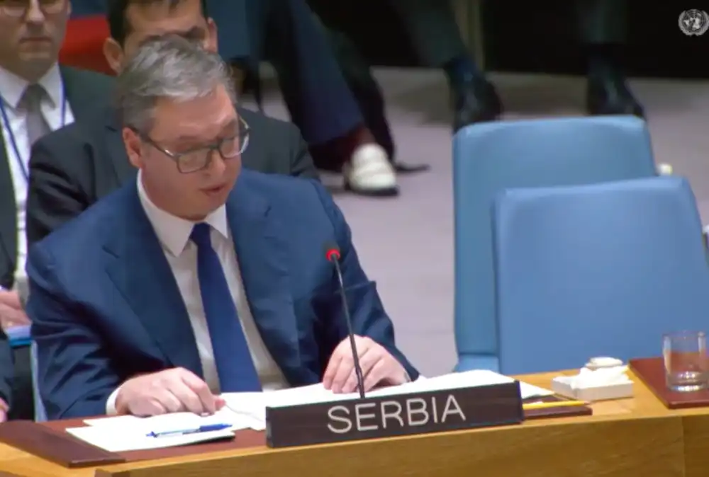 Sednica Saveta bezbednosti UN: Predstavljanje izveštaja UNMIK-a i obraćanje predsednika Vučića