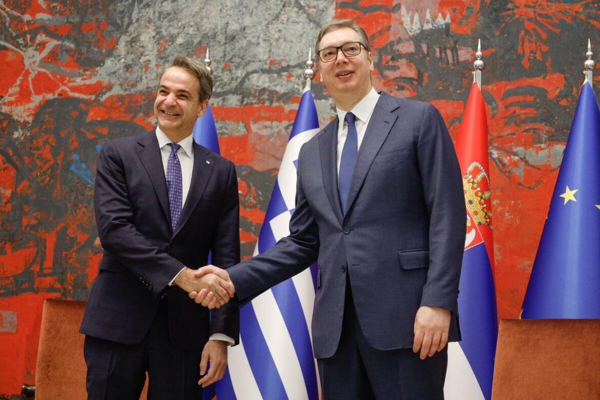 Micotakis u poseti Srbiji, sastao se sa Vučićem