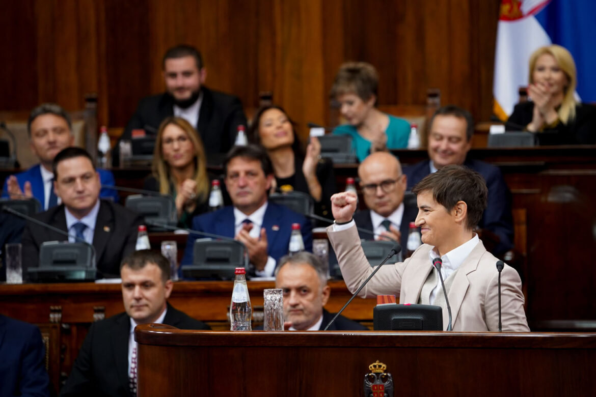 Ana Brnabić nova predsednica Skupštine Srbije