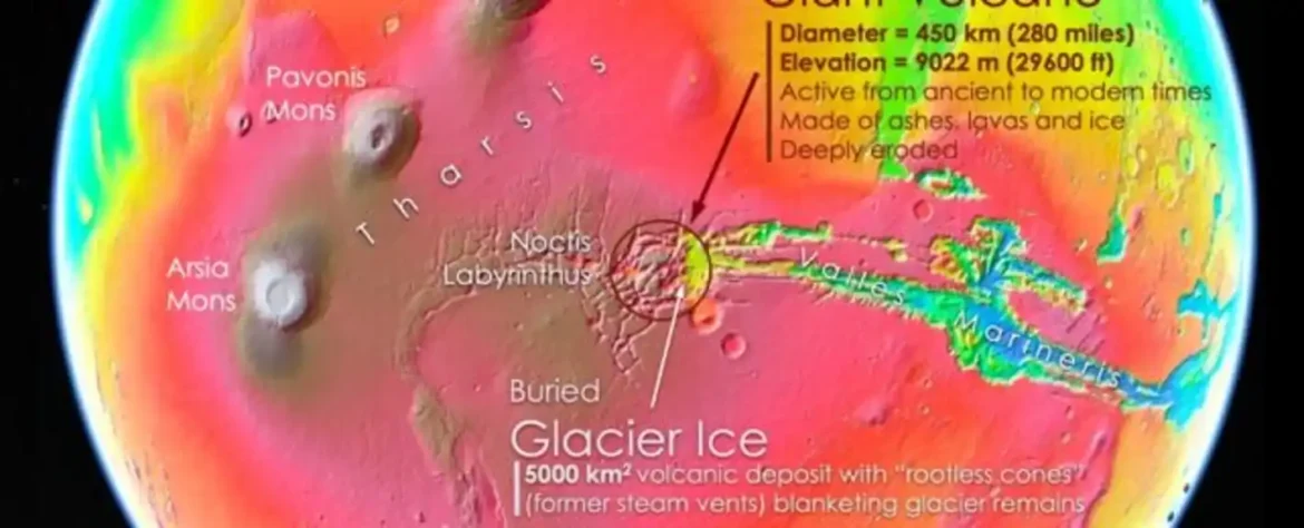 Ogroman vulkan na Marsu pronađen skriven u prostranom lavirintu