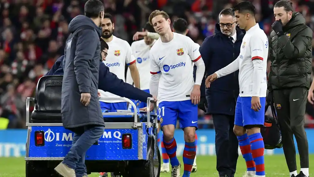 Povrede vezista Barselone De Jonga i Pedrija potresle tim u meču protiv Atletik Bilbaa