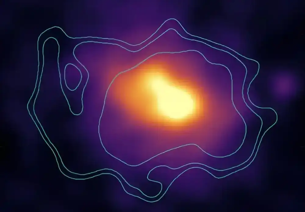 Astronomi otkrivaju radio oreol u masivnom jatu galaksija