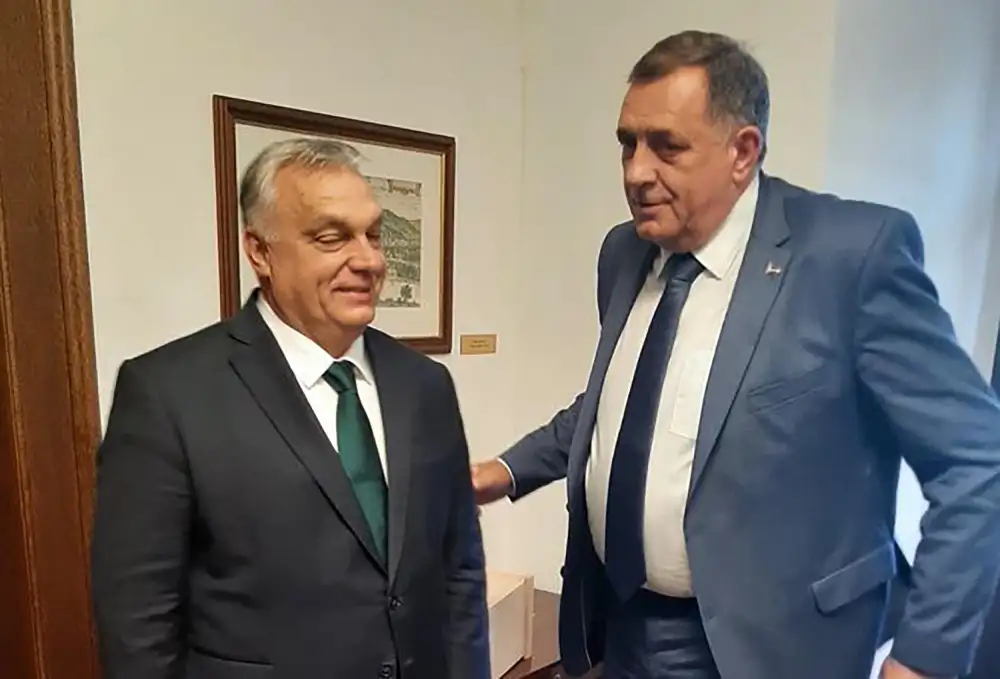 Dodik u poseti kod Orbana