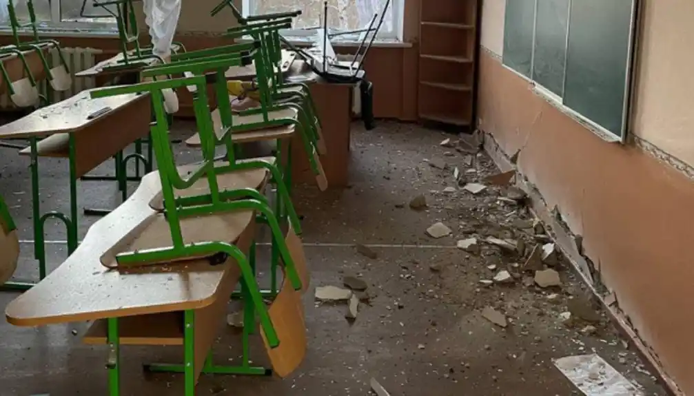 Ruski napadi oštetili su 86% obrazovnih institucija u Hersonskoj zajednici
