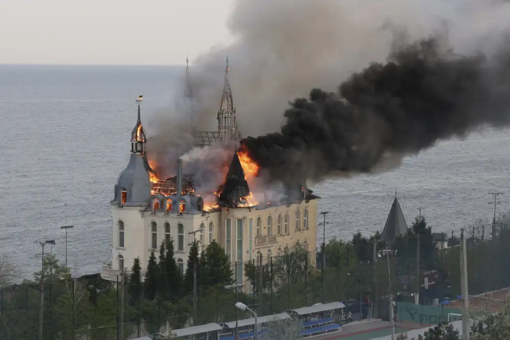 Ukrajinski „zamak Harija Potera“ pogođen u ruskom napadu na Odesu