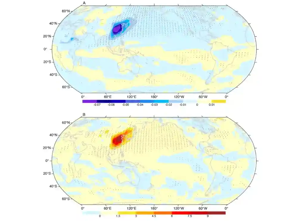 Kompjuterski modeli pokazuju da toplotni talasi u severnom Pacifiku mogu biti posledica smanjenja aerosola u Kini