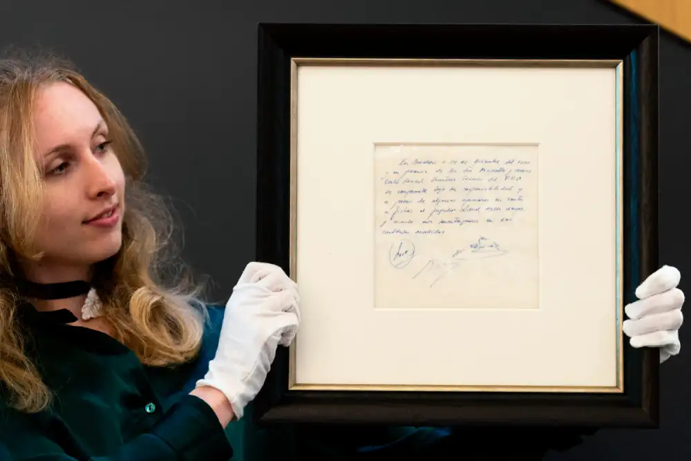 Salveta s prvim Mesijevim ugovorom na aukciji: Početna cena 300.000 funti