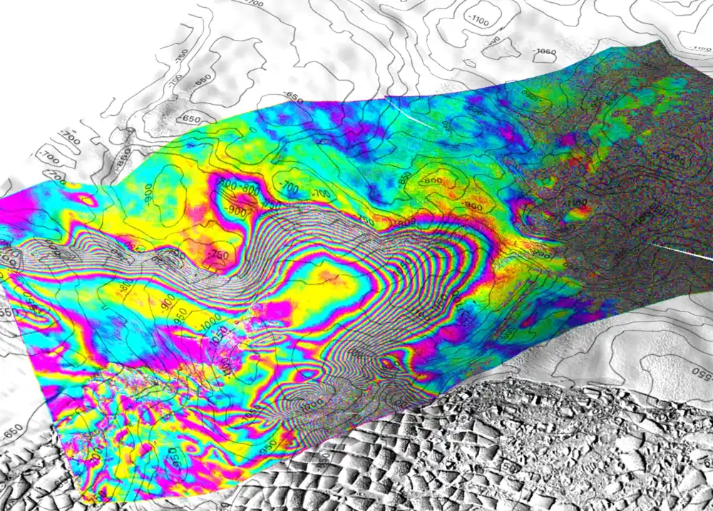 Satelitski radarski podaci otkrivaju „snažno topljenje“ na glečeru na Tvaites na Antarktiku