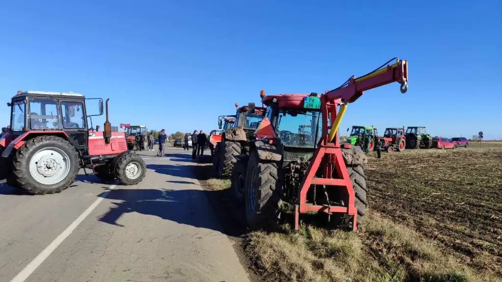 Leskovački poljoprivrednici protestovali u centru grada