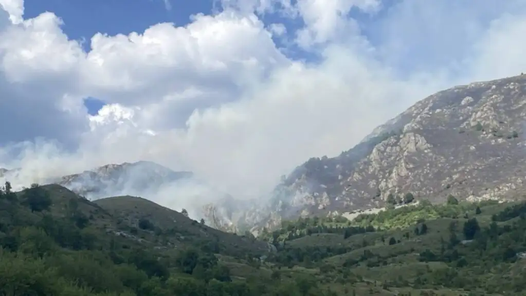 Požar danima tinja na Jahorini: Nadležni kažu „nikom ne smeta“