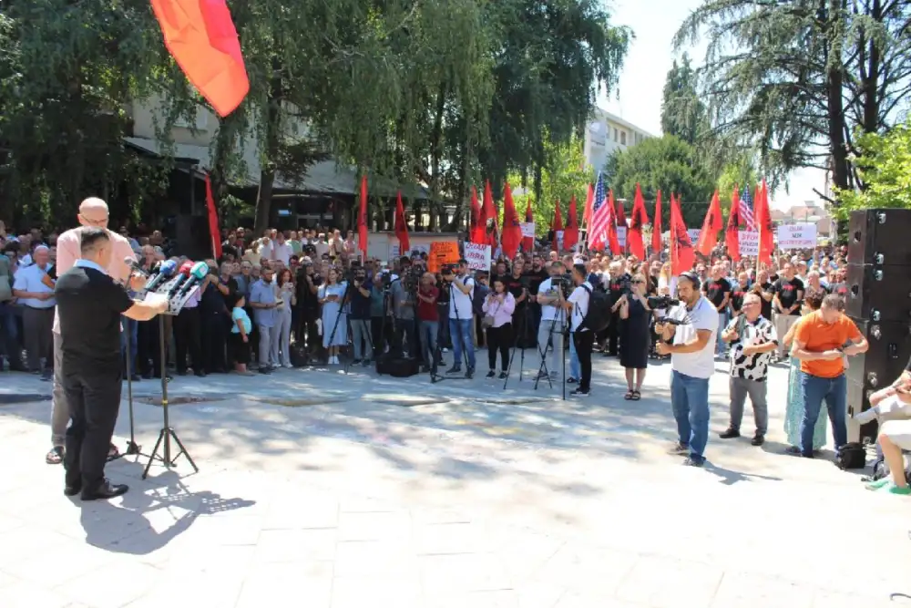 Protest Albanaca u Bujanovcu, traže da država prekine s diskriminacijom