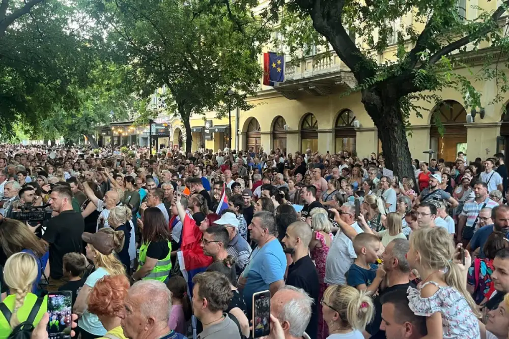 Na protestu protiv litijuma u Pančevu 2.500 ljudi, kao da u Beogradu izađe 40.000