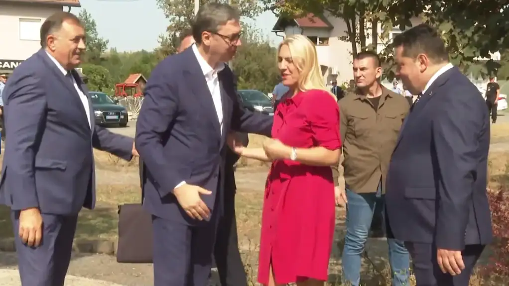 Vučić na svečanom otvaranju Doma zdravlja „Srbija“ u Stanarima u Republici Srpskoj