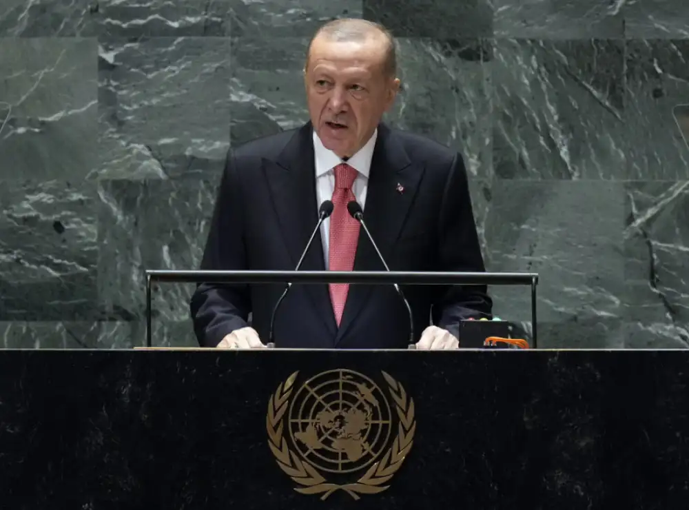 Erdogan pred GS UN pozvao na savez čovečanstva da se zaustavi genocid u Gazi