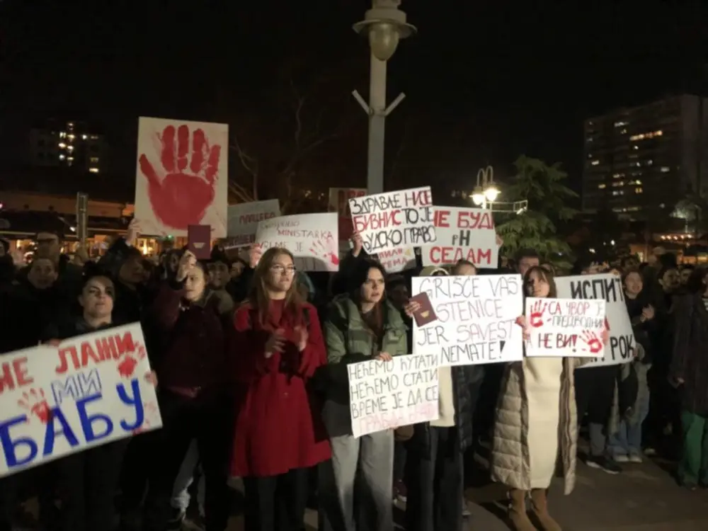 Protest podrške studentima u Brusu i Surdulici