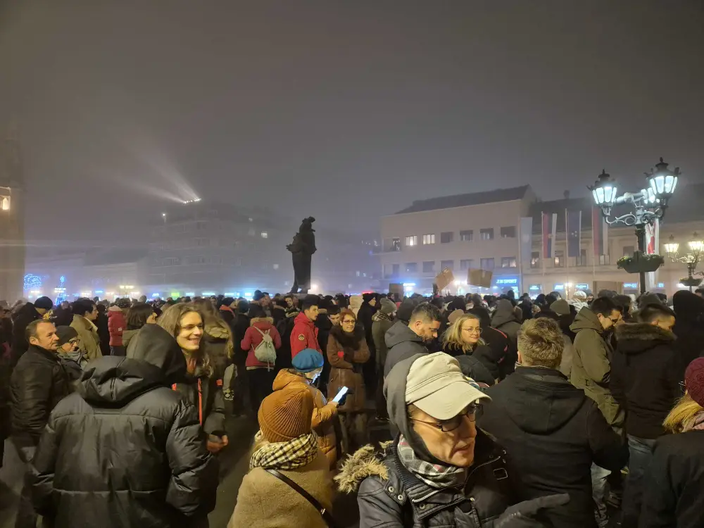 „Mi smo ovde zbog pravde“: Poručuju novosadski studenti