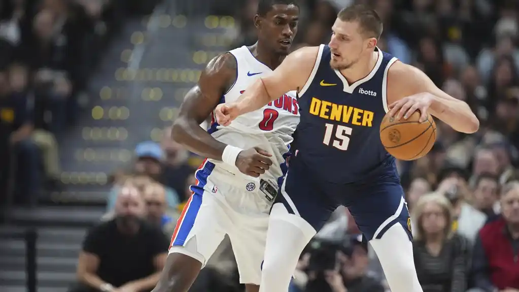 Jokić i Marej predvode Denver do pobede protiv Detroita, 134-121