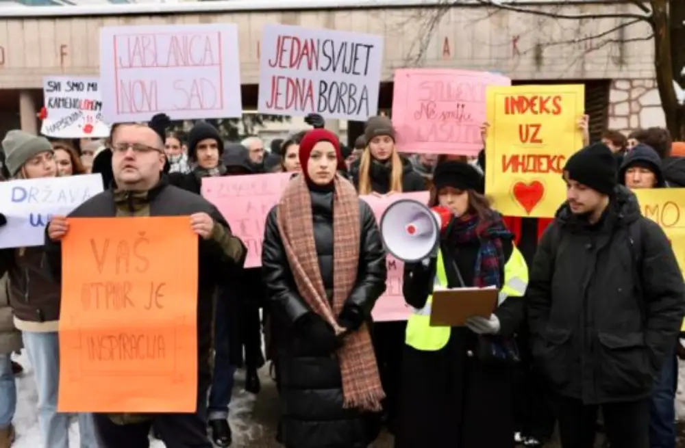 Sarajevski studenti uputili podršku kolegama iz Srbije