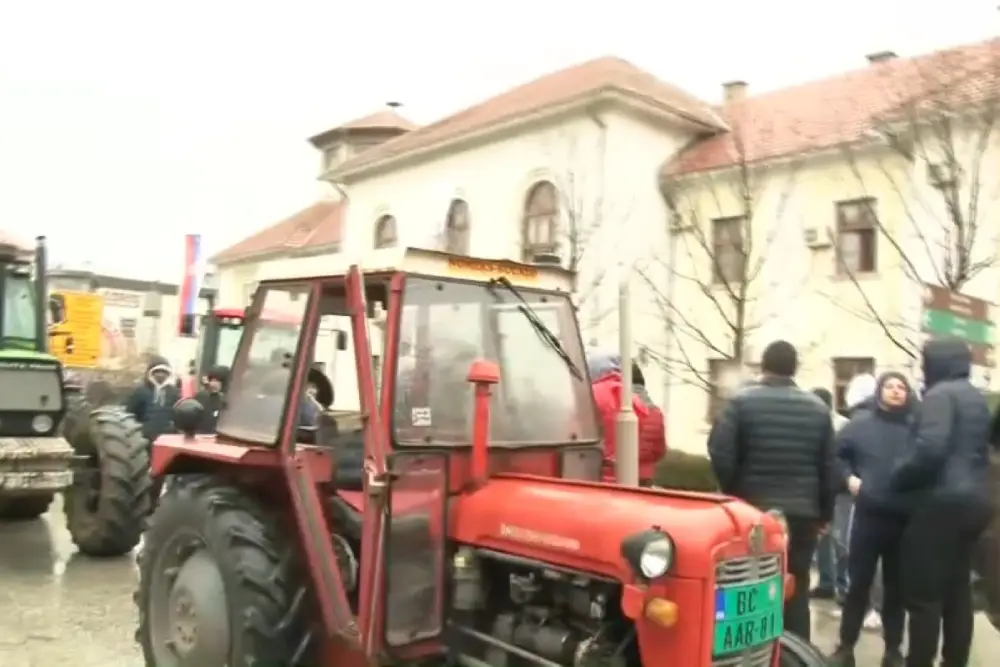 Protest poljoprivrednika u Bogatiću