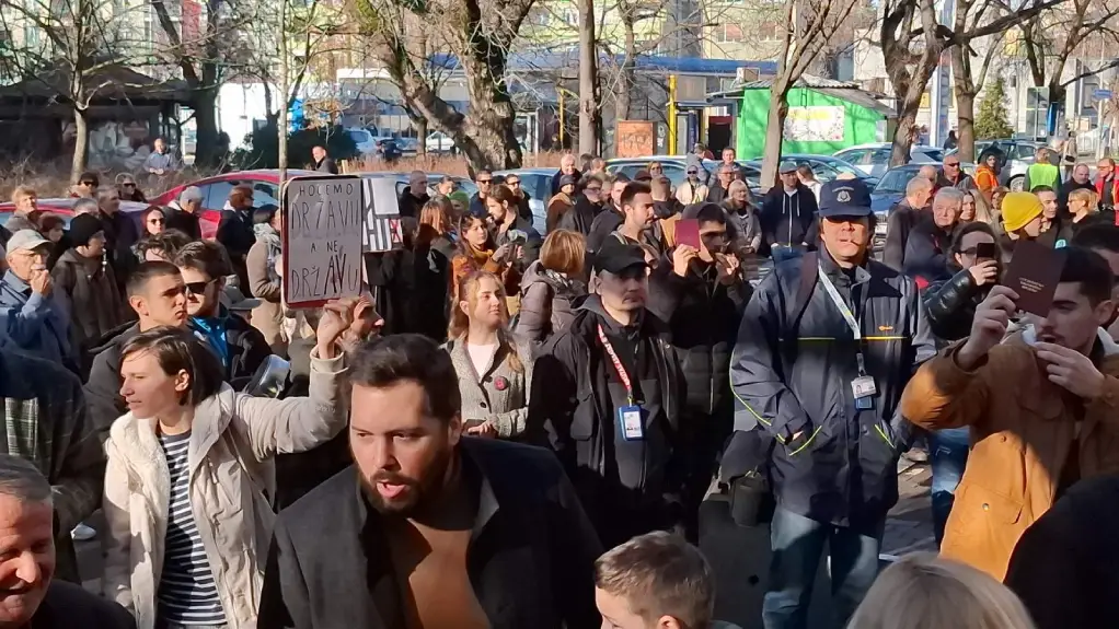 Završen studentski protest ispred suda u Novom Sadu